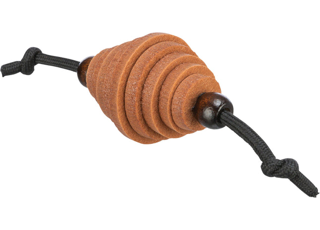 Trixie Rugby am Band – Hundespielzeug Filz/Holz