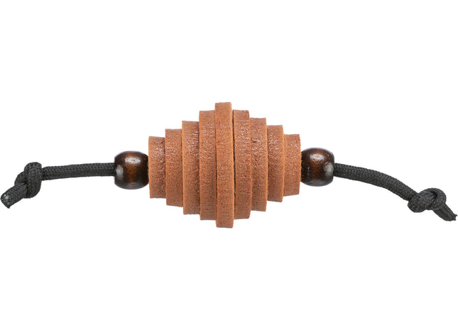 Trixie Rugby am Band – Hundespielzeug Filz/Holz