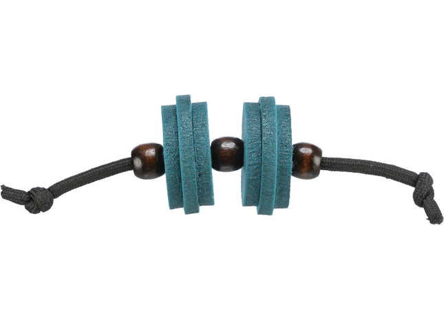 Trixie Hantel am Band – Katzenspielzeug Filz/Holz 13cm