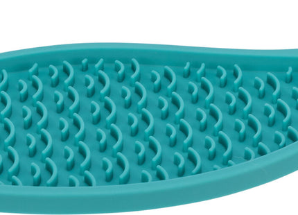 Trixie Lick’n’Snack Platte – Silikon, petrol, 28 cm
