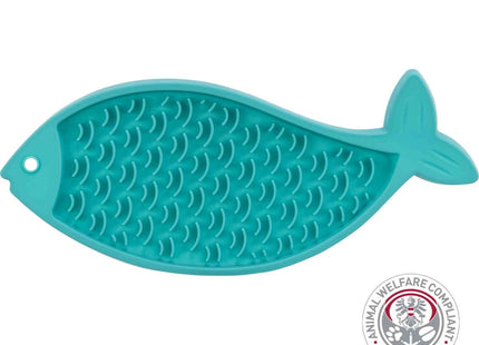 Trixie Lick’n’Snack Platte – Silikon, petrol, 28 cm