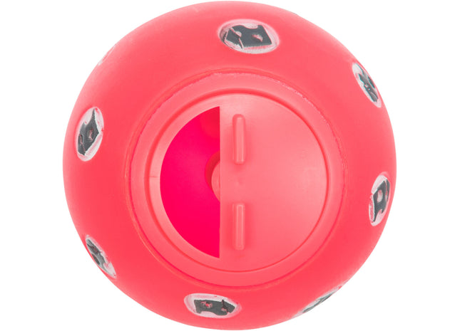 Trixie Snacky Snack Ball für Katzen Ø 7.5 cm, interaktives Spielzeug für Katzen, Futterball für Leckerlis, robustes Kunststoffmaterial, fördert die geistige und körperliche Aktivität der Katze