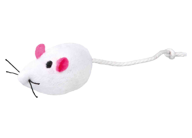 Trixie Maus mit Schelle Plüsch Katzenminze 5 cm 160 Stück