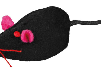 Trixie Maus mit Schelle Plüsch Katzenminze 5 cm 160 Stück