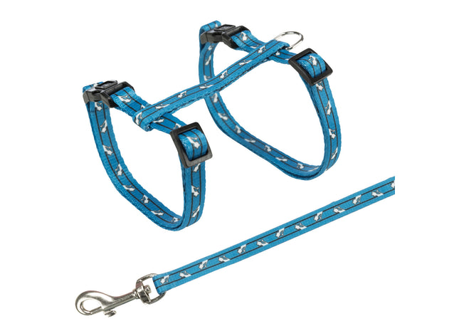 Trixie Katzengarnitur weiss bedruckt mit Katzen