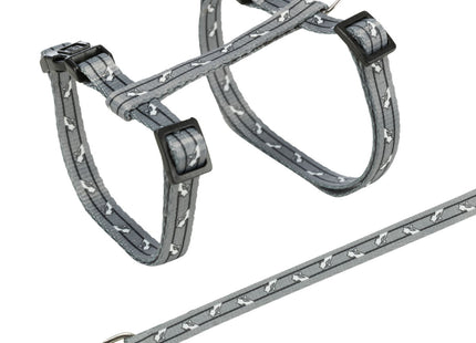 Trixie Katzengarnitur weiss bedruckt mit Katzen