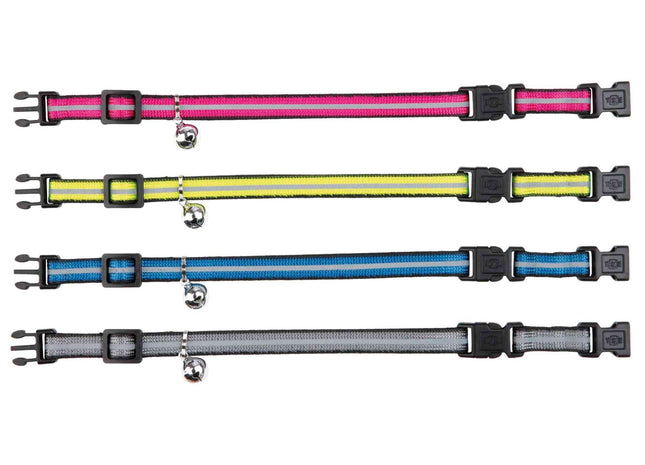 Trixie Katzenhalsband - reflektierend, verstellbar, schwarz
