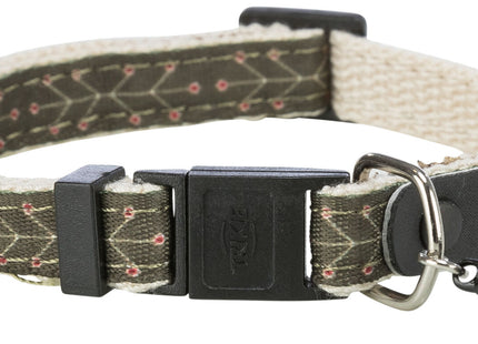 Trixie Katzenhalsband My Home - olivgrün beige