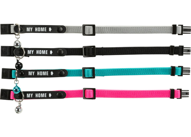 Trixie Katzenhalsband My Home mit Adresslasche - hochwertiges und praktisches Zubehör für Katzenbesitzer