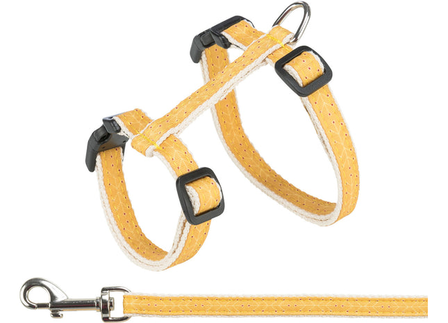 Trixie Katzengeschirr mit Leine - ocker/beige