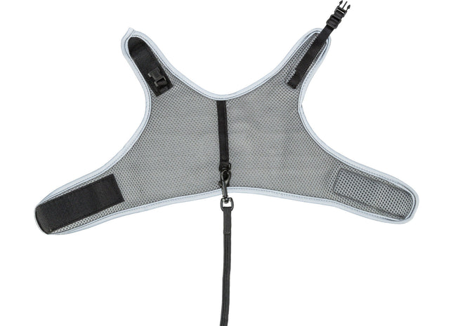 Trixie Softgeschirr Katze mit Leine grau