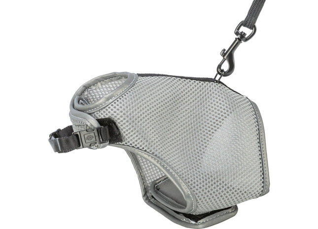 Trixie Softgeschirr Katze mit Leine grau
