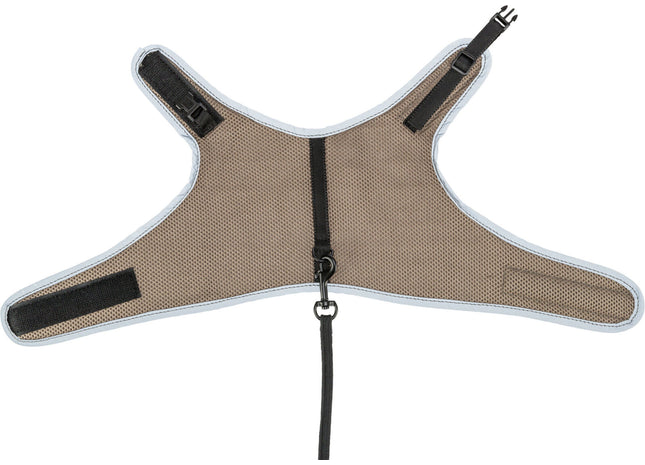 Trixie Softgeschirr Katze taupe mit Leine