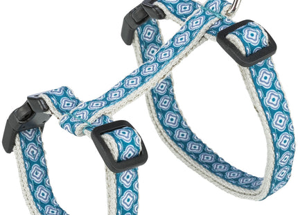 Trixie Katzen-Halsband Good Luck - Nylon Blau/Grau