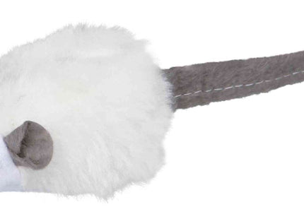 Trixie Maus mit Mikrochip aus Plüsch und Katzenminze, 6 cm, Set mit 12 Stück