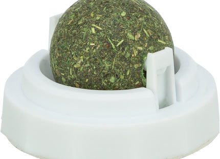 Trixie Katzenminze Ball mit Halterung - ø5cm, grün
