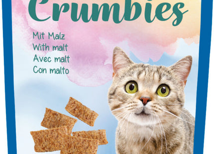 Trixie Crumbies Malz Leckerlis 6 Stück 50g - hochwertiges Katzenfutter Snack für Katzenliebhaber