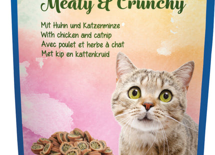 Trixie Meaty & Crunchy - Katzensnack, Huhn, Katzenminze, 50g