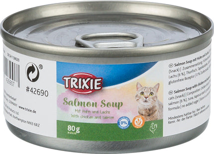 Trixie Salmon Soup - Katzensuppe Huhn und Lachs 80g