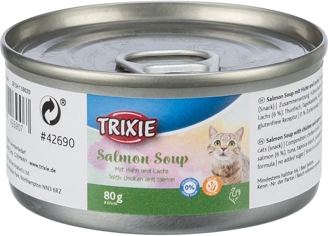 Trixie Salmon Soup - Katzensuppe Huhn und Lachs 80g