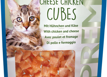 Trixie Premio Cheese Chicken Cubes - Katzen-Snack, Huhn-Käse