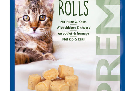 Trixie PREMIO Chicken & Cheese Roll - Katzen Snack 50g
