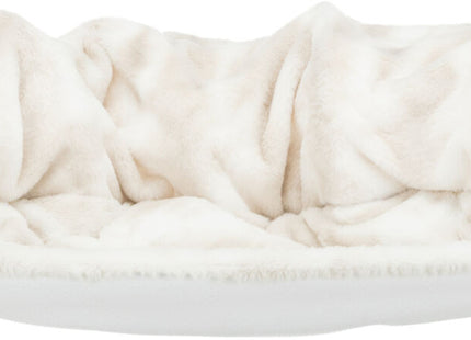 Trixie Spieltunnel Nelli - Plüsch, weiss taupe