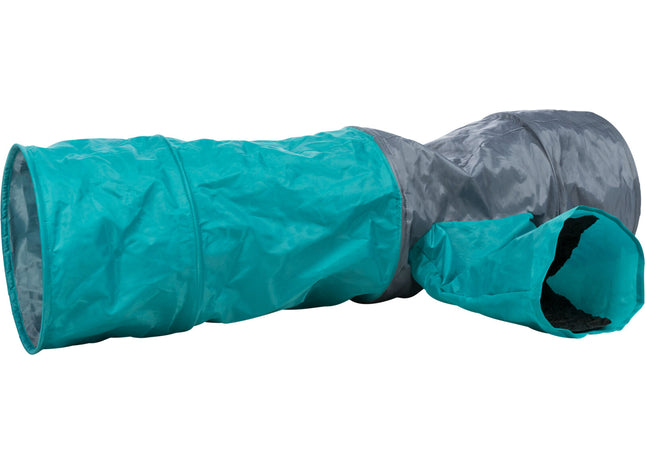 Trixie Crunch Rascheltunnel - Interaktives Spielzeug für Katzen mit knisterndem Material