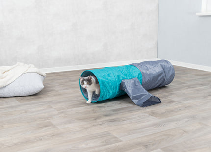 Trixie Crunch Rascheltunnel - Interaktives Spielzeug für Katzen mit knisterndem Material
