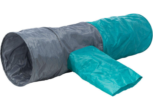 Trixie Crunch Rascheltunnel - Interaktives Spielzeug für Katzen mit knisterndem Material