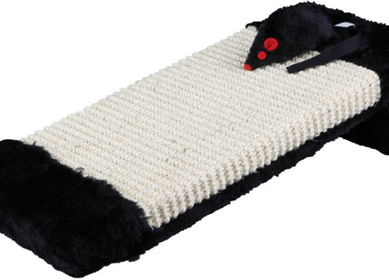 Trixie Kratzbrett mit Rolle 35 cm - Hochwertiges Katzenspielzeug für Krallenpflege und Spielspass