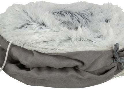 Trixie Spieltunnel Harvey - Plüsch, grau, ø27×116cm