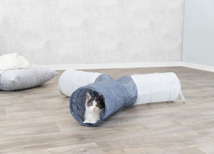 Trixie Spieltunnel für Katzen - Ideales Spielzeug für aktive Katzen, fördert Bewegung und Spielspass