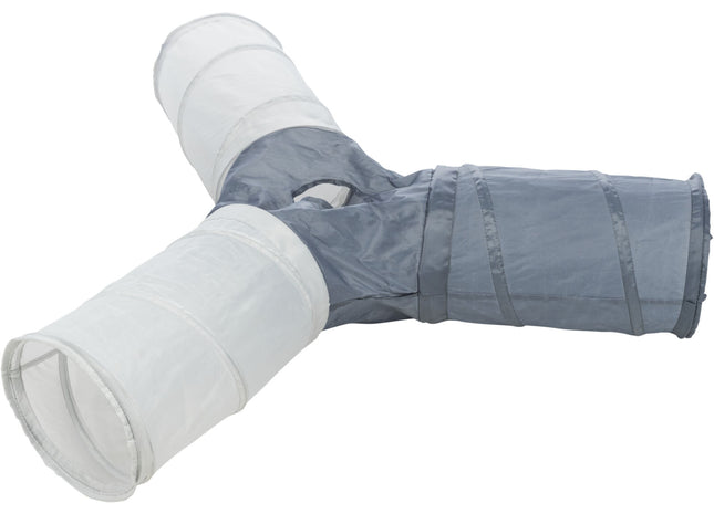 Trixie Spieltunnel für Katzen - Ideales Spielzeug für aktive Katzen, fördert Bewegung und Spielspass