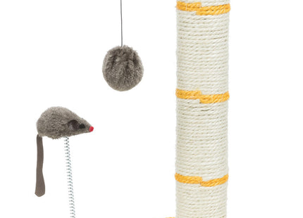 Trixie Kratzbaum mit Catnip, 50 cm - ideal für Katzen zum Krallenwetzen und Spielen