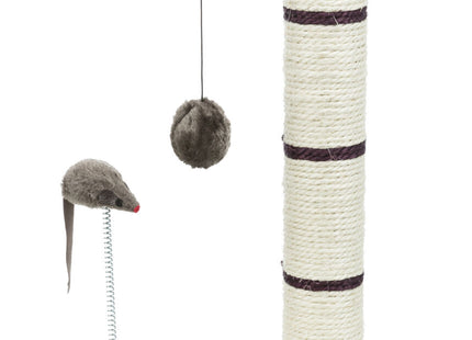 Trixie Kratzbaum mit Catnip, 50 cm - ideal für Katzen zum Krallenwetzen und Spielen