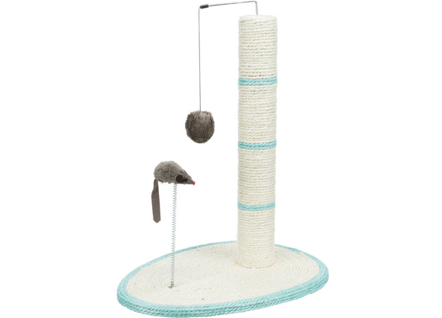 Trixie Kratzbaum mit Catnip, 50 cm - ideal für Katzen zum Krallenwetzen und Spielen