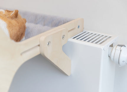 Trixie Hängematte – Holz, grau, 47×24×38 cm