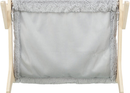Trixie Hängematte – Holz, grau, 47×24×38 cm