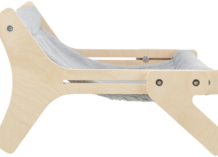 Trixie Hängematte – Holz, grau, 47×24×38 cm