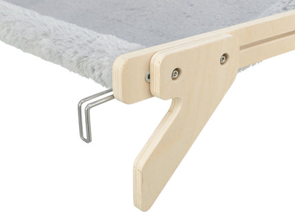 Trixie Hängematte – Holz, grau, 47×24×38 cm