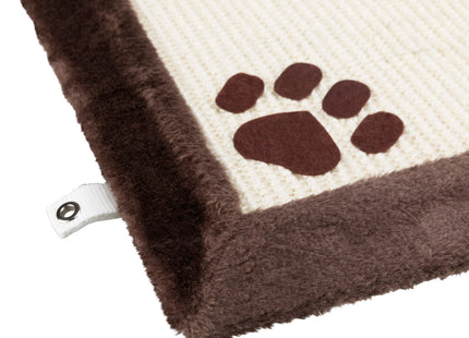 Kuschelige Kratzmatte in Dunkelbraun für glückliche Katzen