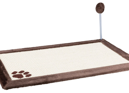 Kuschelige Kratzmatte in Dunkelbraun für glückliche Katzen