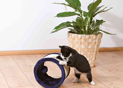 Spielrolle für Katzen in Blau aus strapazierfähigem Sisal von Trixie