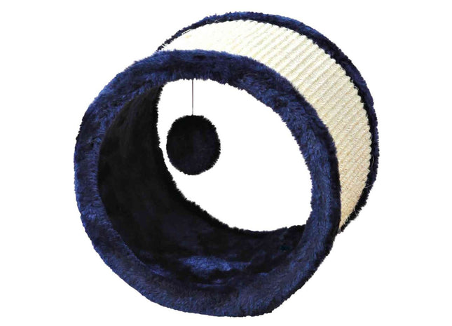 Spielrolle für Katzen in Blau aus strapazierfähigem Sisal von Trixie