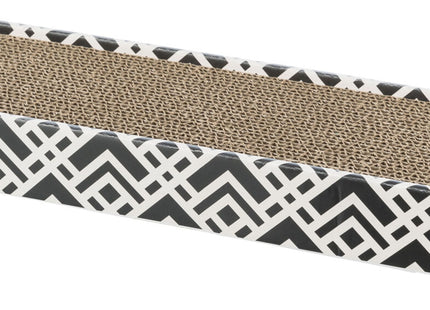 Trixie Scratchy Kratzpappe mit Catnip 50 cm - hochwertiges Katzenspielzeug für die Krallenpflege