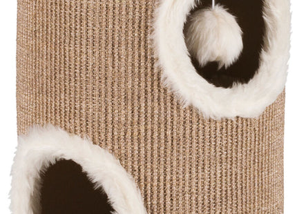 Trixie Cat Tower Edoardo - Stabiler und stilvoller Katzenturm für die Wohnungseinrichtung