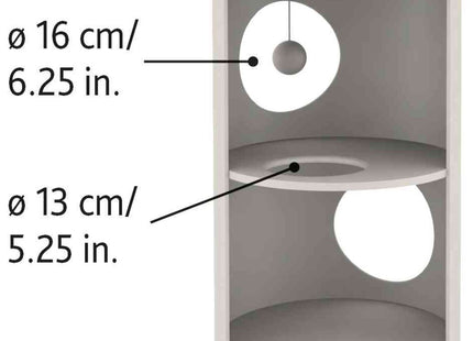 Trixie Cat Tower Edoardo - Stabiler und stilvoller Katzenturm für die Wohnungseinrichtung