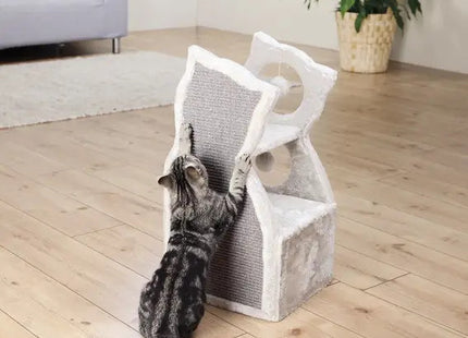 Trixie Cat Tower Nelia - Katzenkratzbaum, lichtgrau