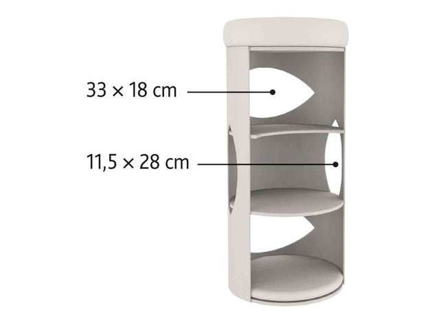 Trixie Cat Tower Gracia – Kratztonne lichtgrau